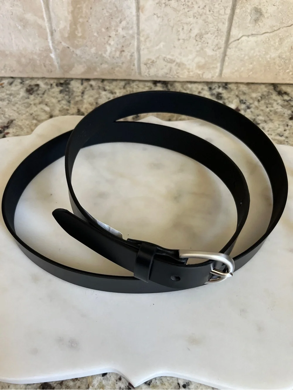 Land’s End Black XL Leather Belt